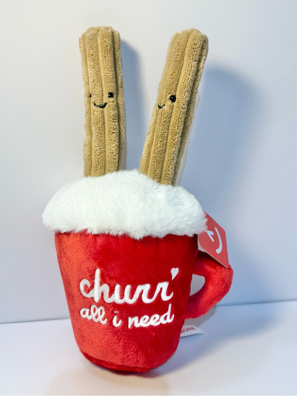 CVS Valentines Day 2024 Churro 10" Plush Toy “Churr' All I Need”By Aurora NWT